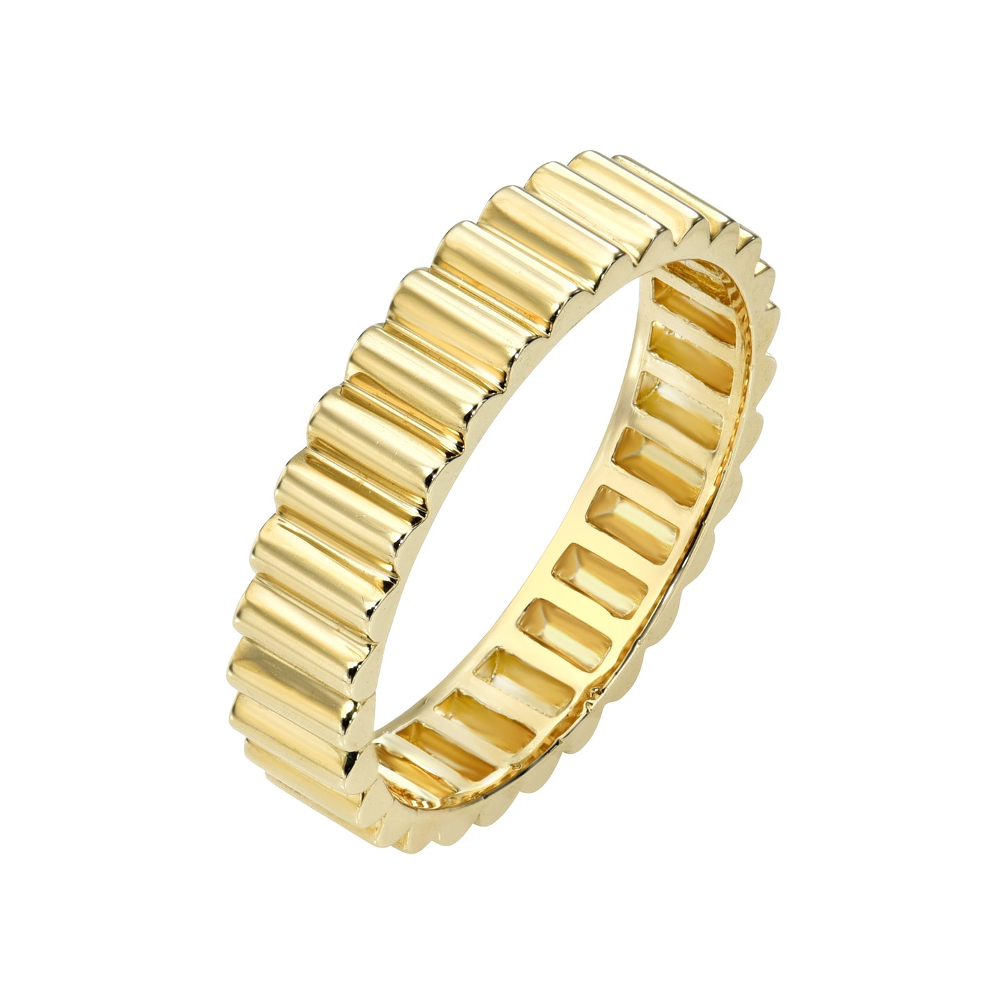 14K Yellow Gold Line Ring