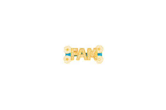 FAM Brooch