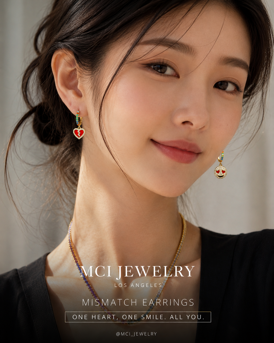 Happyface Breakheart Earrings