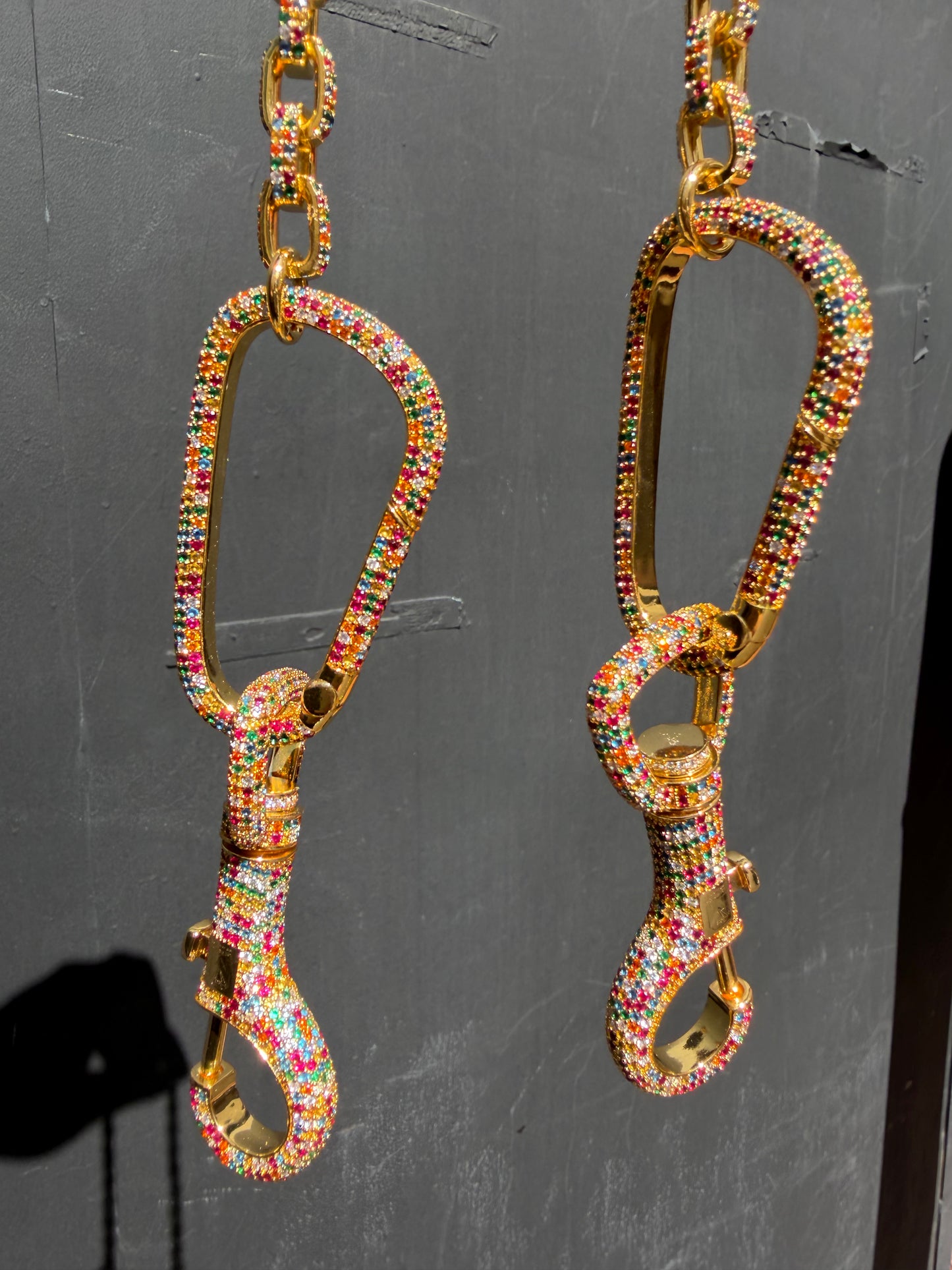 Key Chain Clip with Chain Mix Color